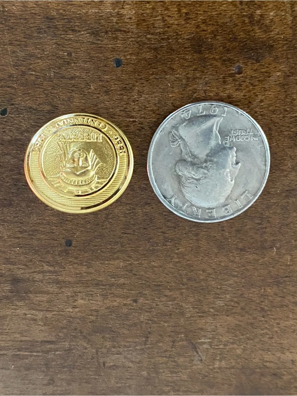 Waterbury CT Button Co 1986 Statue of Liberty Centennial Commemorative Buttons